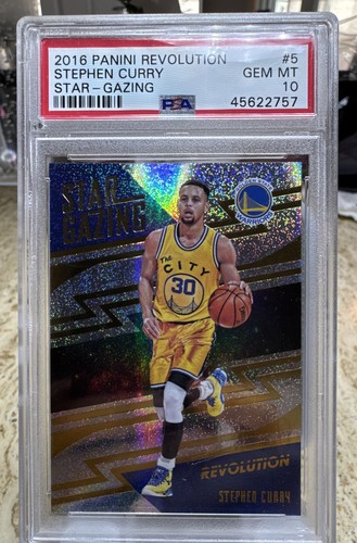 2016-17 Panini Revolution - Star-Gazing Stephen Curry #5 PSA 10