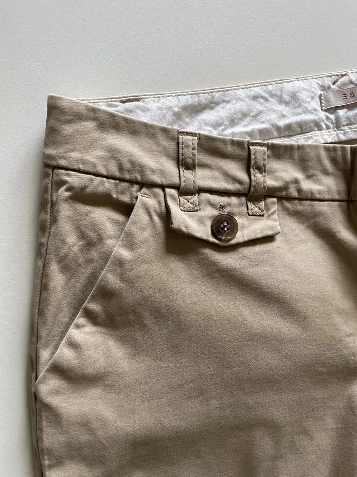 Pantalon chino beige Esprit pour femme, taille 40 (largeur 34, longueur... - Photo 3/4