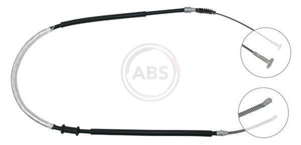 A.B.S. Bremsseil Seilzug Feststellbremse K13547 FüR 145 Bravo Brava Marea Alfa 1-image