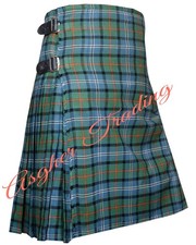 Knight Family Tartan Kilt , Men Handmade Traditional 8 Yard kilts  Custom Size
