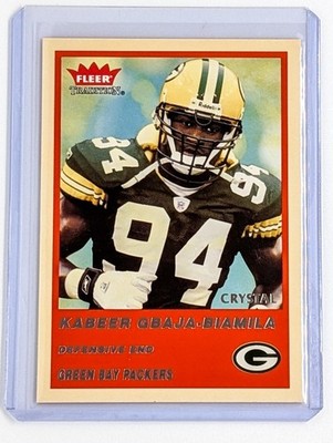 2004 Fleer Tradition Crystal #205 Kabeer Gbaja-Biamila /150 Green Bay Packers