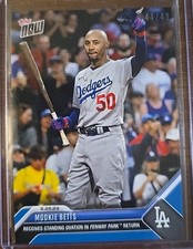 Mookie Betts - 2023 MLB TOPPS NOW 762 Standing Ovation In Fenway Return Blue /49