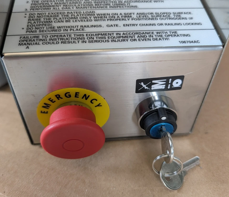 Caja de control de plataforma 114492 para elevadores Skyjack SJ9250 SJ8241RT SJ8831RT SJ8841RT Foto 4 de 4