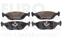 Eurobrake Bremsbelagsatz, Scheibenbremse Hinterachse U.A. FüR Saab, Volvo