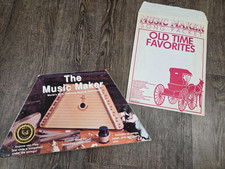 Vintage Antique Nepeneroyka Lap Harp THE MUSIC MAKER with Music