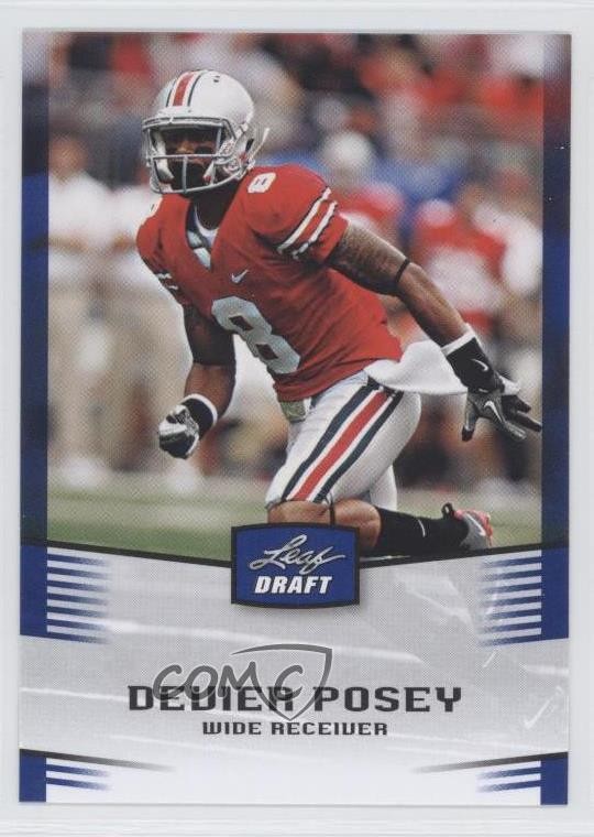 2012 Leaf Draft Blue DeVier Posey #12 Rookie RC 0o9