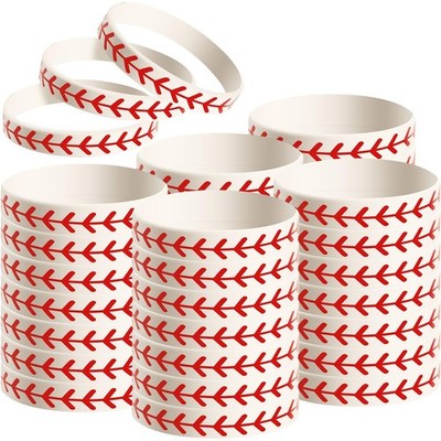 JOVITEC Baseball Bracelet Baseball Party Favors Softball Wristband Silicone B...