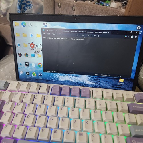 Ajazz x Nacodex AK820 Pro 75% Mechanical Keyboard Screen Purple/White NO DONGLE - 第 7/12 張圖片