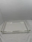 Vtg PYREX 233 Clear Glass Casserole 13-1/2 x 8-3/4 x 1-3/4" Oven Baking Dish USA
