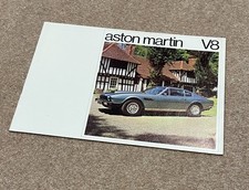 Aston Martin V8 Brochure  - 1975 ? Very Good Condition