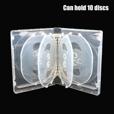 2PCS For CD Case for 10 Discs Lightweight Portable Storage Box for For CDs