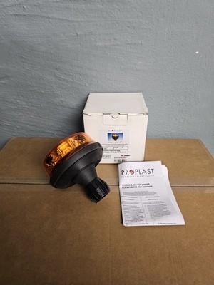 5x LED Kennleuchte Pro-Power-Flash, 12/24V, gelb, für Aufsteckrohr | NEU&OVP 