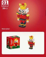 Nutcracker Christmas Mini Building Block Set 39pcs – Stocking Stuffer NEW