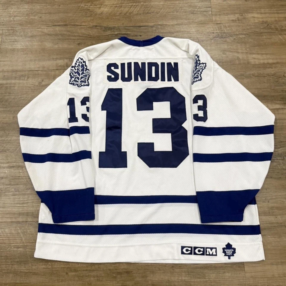 Mats Sundin Maples Leafs Jersey Hombre’s XL CCM Usado Foto 2 de 4