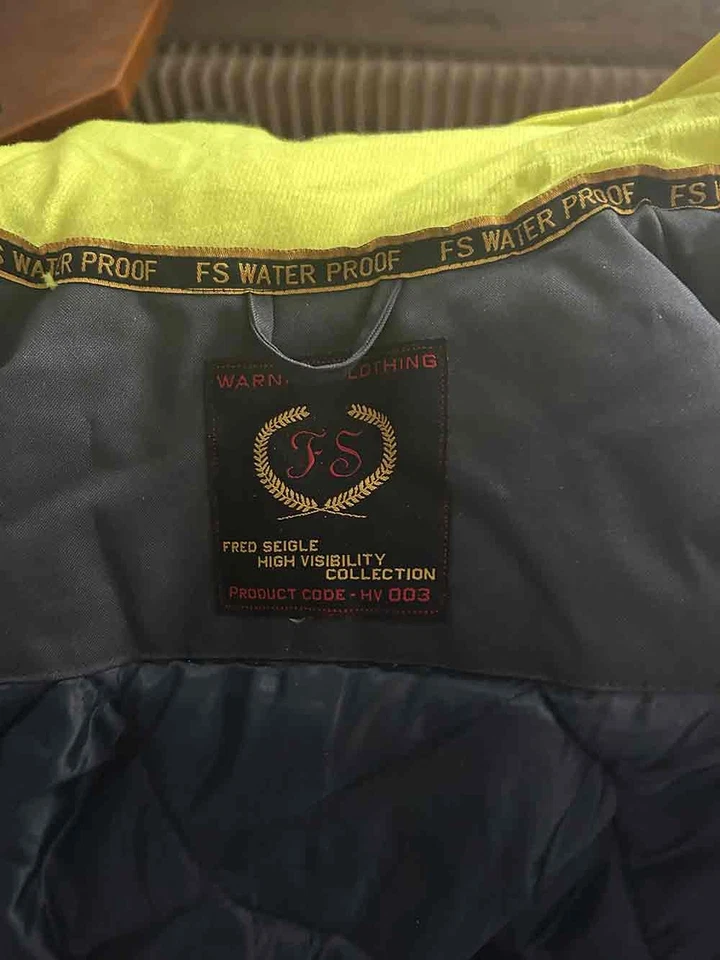 Parka Jaune Haute Visibilité. - Photo 4/4