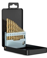 Lichamp 13-Piece HSS Drill Bit Set, Titanium ...