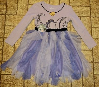 Disney Villains Ursula Little Mermaid Dress / Halloween Costume. Sz. XS 4 5