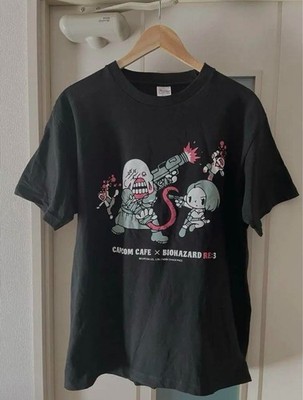 Resident Evil T-Shirt Capcom Cafe x Biohazard RE:3 Jill Valentine JP Size L JP