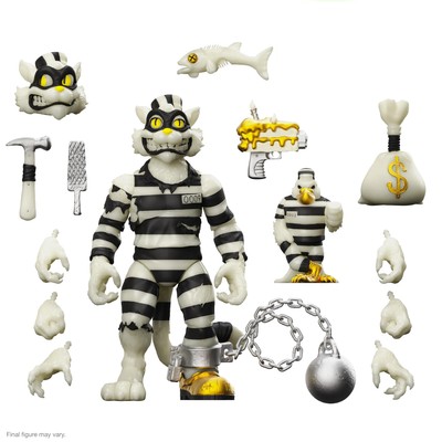Super7 Teenage Mutant Ninja Turtles ULTIMATES! - Scratch Cat (Glow) Actionfigur