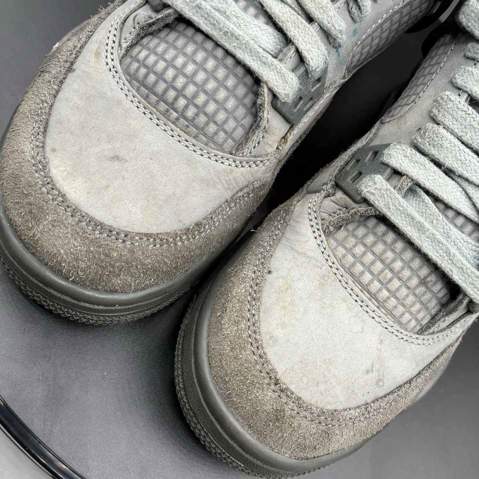 Nike Air Jordan 4 Retro SE Youth GS 5.5 Paris Olympics Wet Cement HM8965-001 - Image 3 of 4