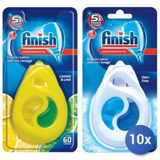 10x Bundle Finish Geschirrsp&uuml;ler Deodorant Zitrone