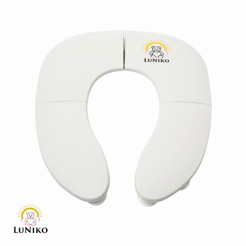 LuNiko Folding Potty Training Seat Gray For Toddler Reward Chart and Travel Bag - Image 3 of 4