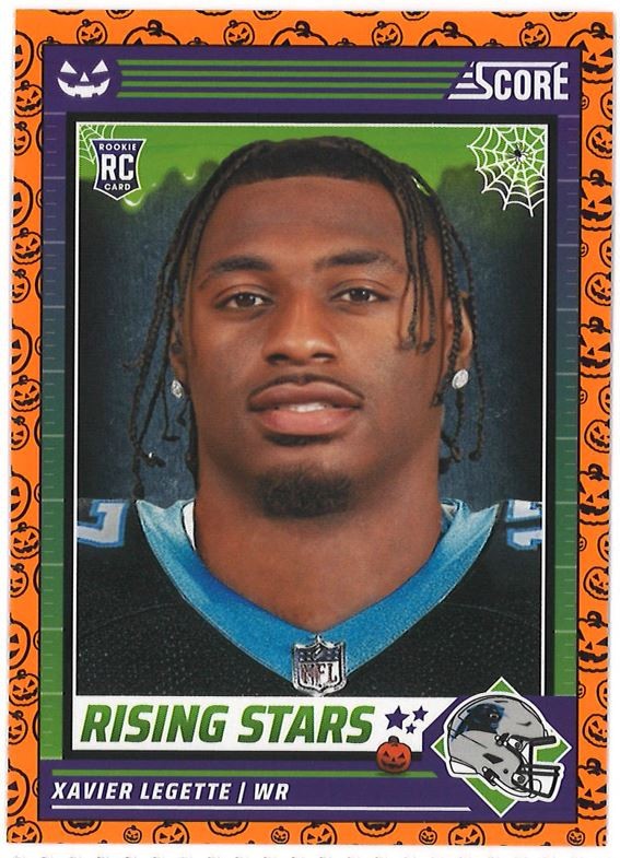 2024 Panini Score-A-Treat - Rising Stars Xavier Legette #49 Orange Pumpkins (RC)