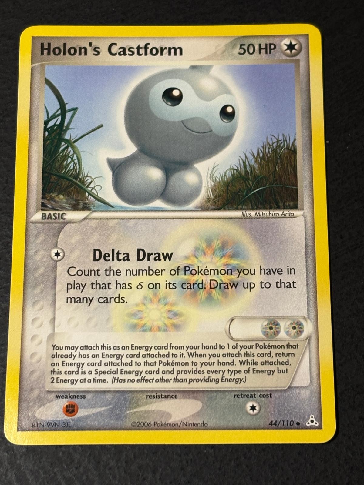 Holon's Castform 44/110 Uncommon Holon Phantoms Pokemon LP