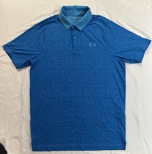 Under Armour Men s Iso-Chill Polo - Size Small - Blue Speckled