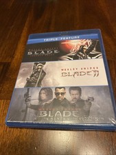 Blade Trilogy Blu-ray Triple Feature Wesley Snipes NEW SEALED 3-Film Collection