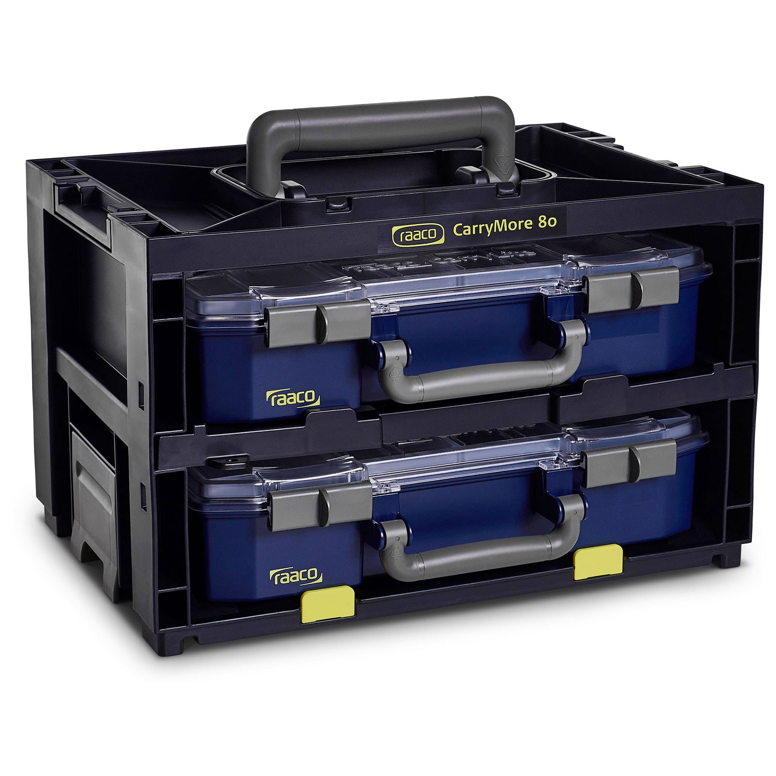 Raaco CarryMore 80x2 with 2 CarryLite 80 4x8-9