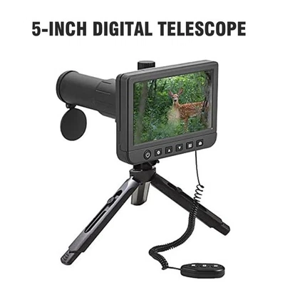 Digitale Teleskopkamera 50xZoom 1080P Video 5" LCD mit Stativ 32GB Speicherkarte - Bild 1 von 4