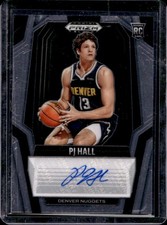 2024-25 Panini Prizm Black PJ Hall RC Auto #RS-PJH Nuggets Rookie