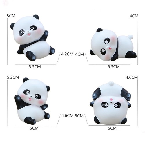 Niedliche und praktische Panda Tortendeko Ornament perfekt für Geburtstagstorte - Bild 12 von 13