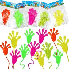 30PCS Sticky Hands, Stretchy Sticky Hand Toys Party Favors for Kids Xmas Gift Ea