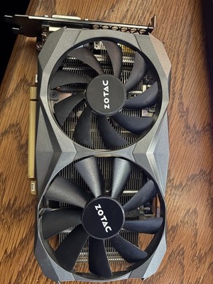 ZOTAC NVIDIA GTX 1060 6GB Graphics Card Dual Fans PCI Express Fan with Heatsink