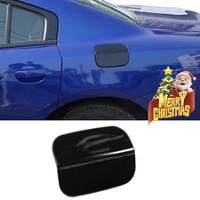 Black Door Fuel Tank Gas Cap Cover Trim For Dodge Charger 2011-2020 Accessories