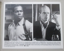 PRESS PROMO PHOTO 1990 MOVIE PREDATOR 2 DANNY GLOVER JEREMY IRONS B&W 8X10 X91