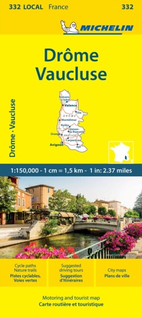 Drome Vaucluse - Michelin Local Map 332 - Free Tracked Delivery