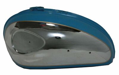 1960 Bsa C15 B40 Ss80 SS90 Blaue Farbe Verchromter Benzintank Reproduktion