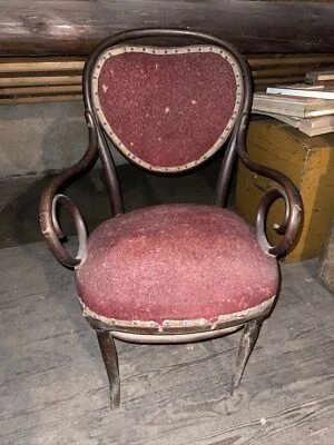 Magnifique Fauteuil Ancien Thonet Signé - Photo 1/4