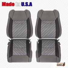 2014 To 2021 Fits Toyota Tundra Driver Passenger Cloth Seat Cover In Grayblack 2014 To 2021 Fits Toyota Tundra Driver Passenger Cloth Seat Cover In Grayblack