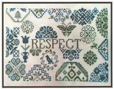 QUAKER PATRIOTIC RESPECT Counted Cross Stitch Pattern from ByGone Stitches