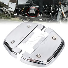 Kit de cubierta de estribo de reposapiés de pasajero cromado para Harley Dyna Electra Road Glide