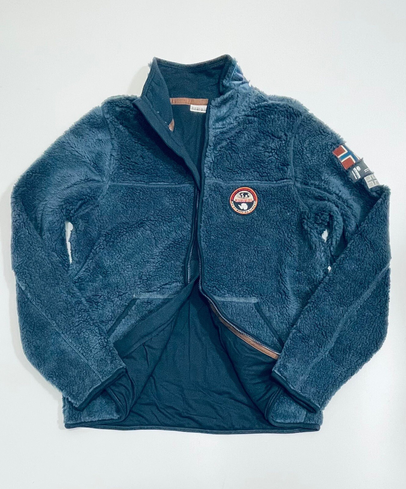 Napapijri Men's Full Zip Fleece long 