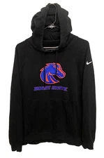 Nike Boise State Broncos Men’s Pullover Hoodie Black Size L EUC 