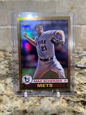 2023 Topps Chrome Lids Mitchell & Ness - 1979 Design #79-4 Max Scherzer Gold /50