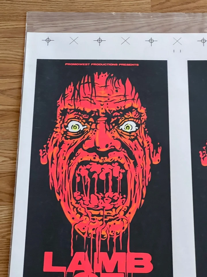 Lamb of God Newport Music Hall Columbus Ohio 2 Original Concert Poster Proof - Image 2 of 4