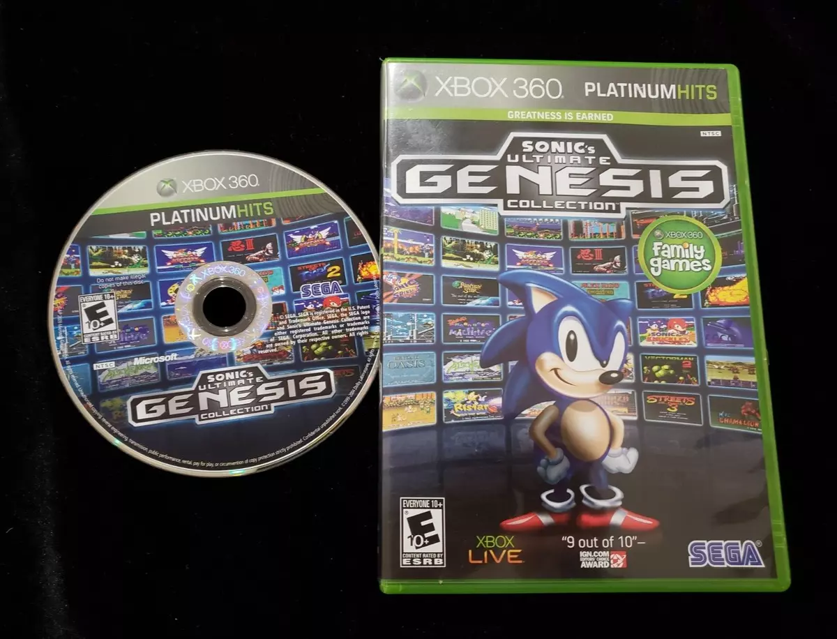 XBOX 360 GAME SONIC ULTIMATE GENESIS COLLECTION NEW 10086680348