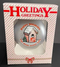 2004 Home Depot Employee Christmas Ball Ornament - New-in-Box - never opened
